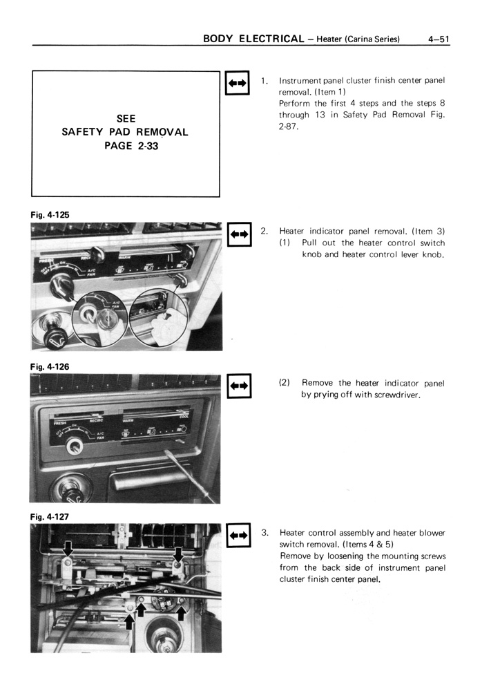Toyota Celica Service Manual - Body - 1975 - Page 04-51 (100dpi